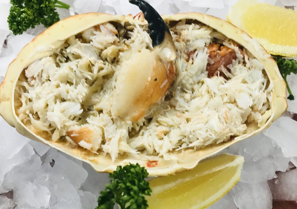 Fresh Whitby Dressed Crab 140/160g – Sailbrand
